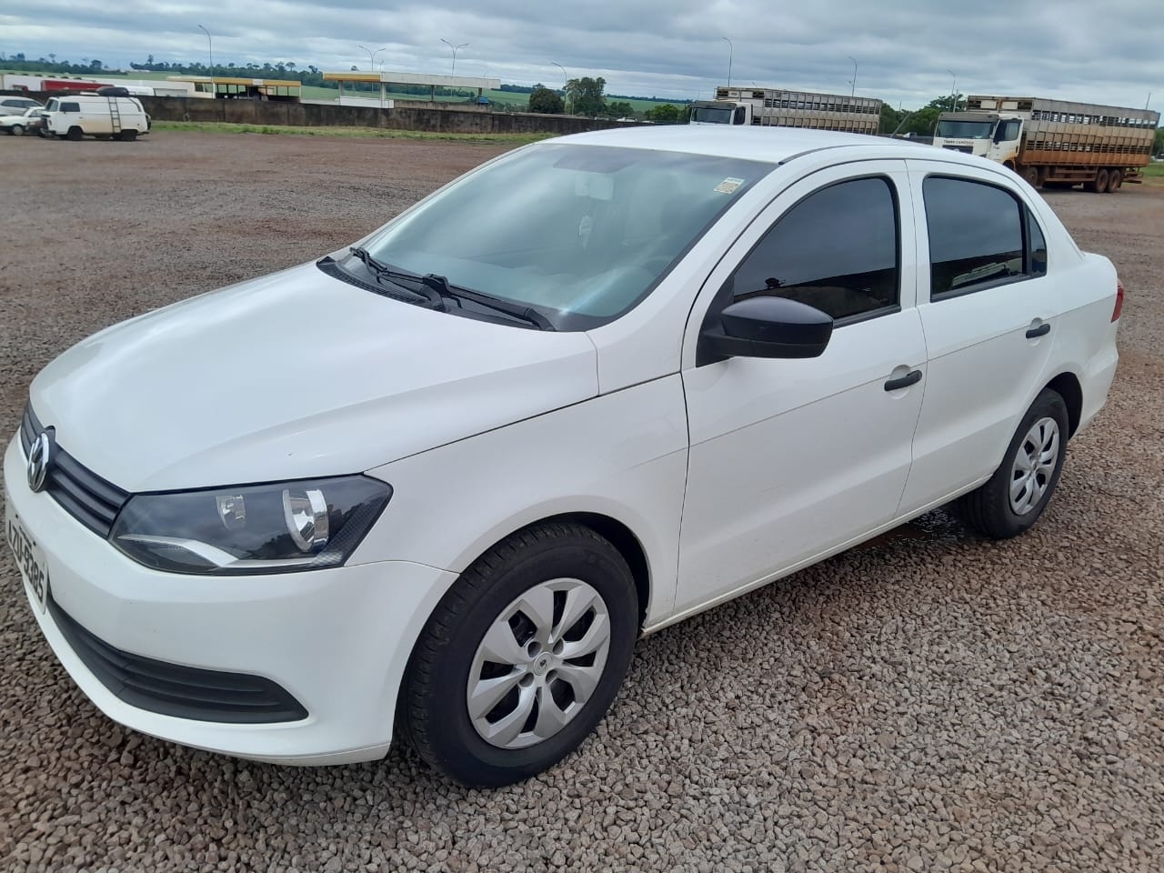 VW/VOYAGE TL MB FLEX 2015/2016 - PLACA AZU9385